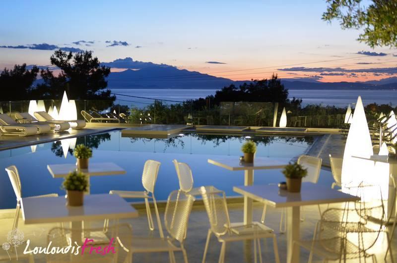 Aparthotel Louloudis Fresh-Adults Only Skala Rachoni  Esterno foto