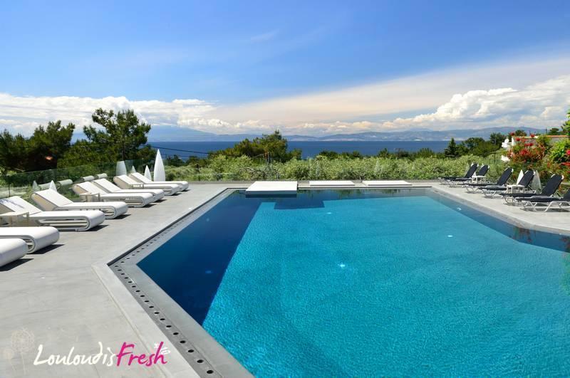 Aparthotel Louloudis Fresh-Adults Only Skala Rachoni  Esterno foto